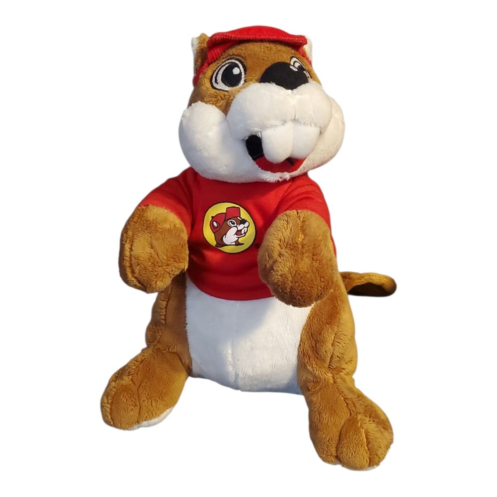 Brown and White Stuffed Animal Toy